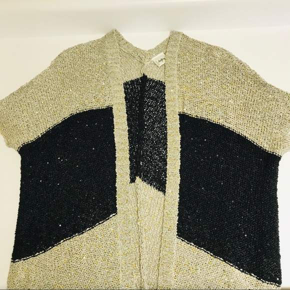 Daytrip short sleeve sequin color block cardigan - Picture 4 of 9